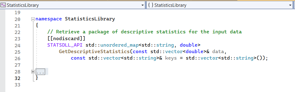 GetDescriptiveStatistics