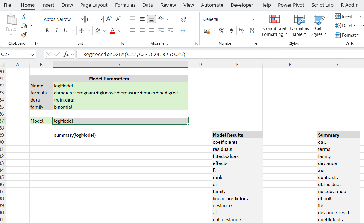 Regression.GLM
