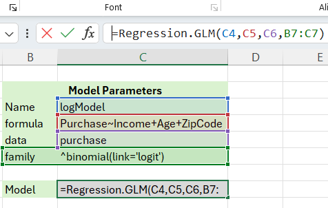 Logistic Regression Params